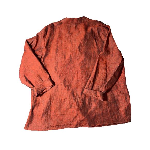 Vintage Bloomingdales Sz 22W Rust and Black 100% 2 Piece Silk Officewear - Picture 13 of 15